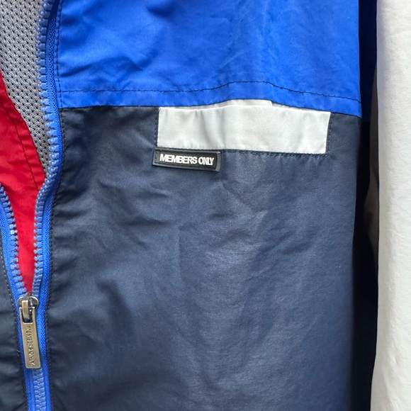 Members Only Red, Blue, and White Windbreaker - Picture 2 of 7